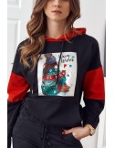 Weihnachts-Hoodie schwarz FI590 – Online-Shop – Boutique